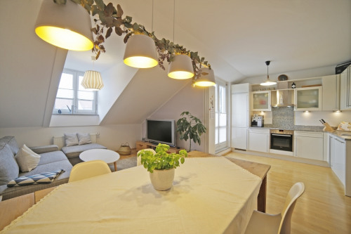 Wohnbereich mit Küche