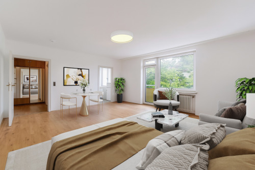 Wohnen/Essen/Schlafen - virtuelle Renovierung