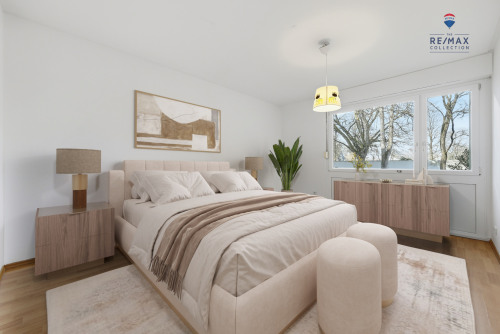 Schlafzimmer 1 - virtuell gestaged
