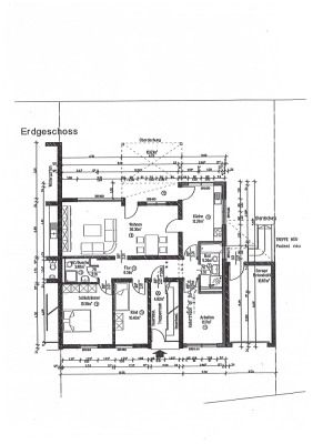 Grundriss der Wohnung