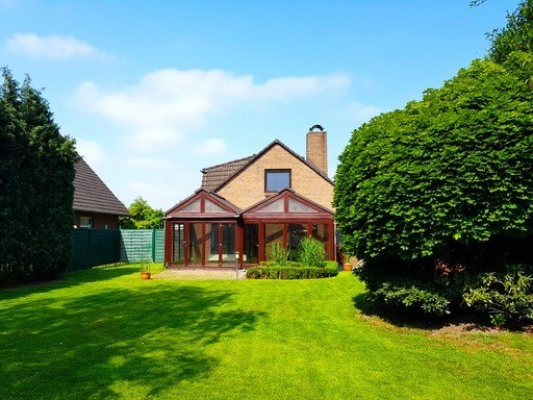 Blick vom Grundstück