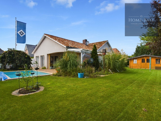 Blick vom Grundstück