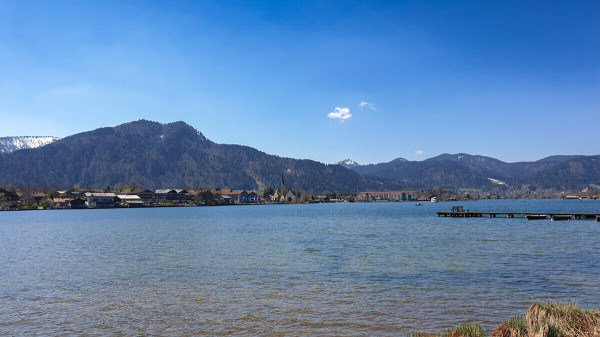 Aussicht vom Grundstück