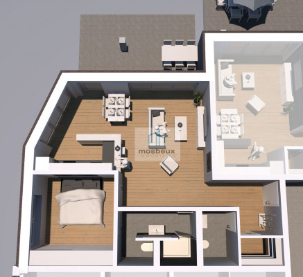Visualisierung - Wohnung 01