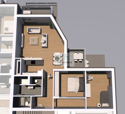 Visualisierung - Wohnung 13