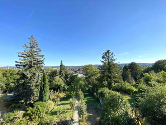 Aussicht vom Wintergarten (Erdgeschoss)