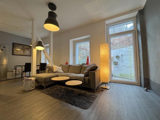 Wohn- und Küchenbereich inkl. Terrassenzugang