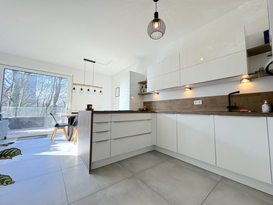 Ess- und Küchenbereich inkl. Balkon