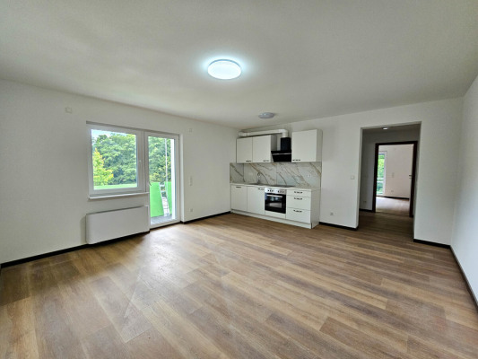 Küche mit Wohn-/Essbereich