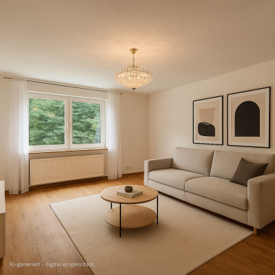 Wohnzimmer - digital eingerichtet