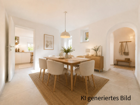 Esszimmer KI generiert