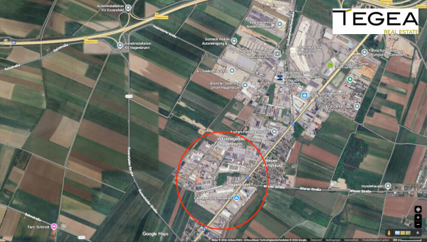 Google Maps Gewerbegebiet Gerasdorf bei Wien