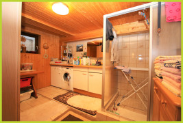 Hauswirtschaftsraum mit Dusche