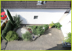 Blick vom Balkon
