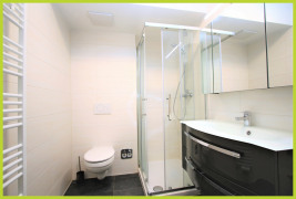 Duschbad mit Waschmaschinenanschluss 