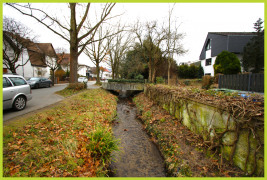 Bachlauf vor Grundstückseinfahrt