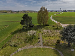 Aufnahme Drohne Garten rechts