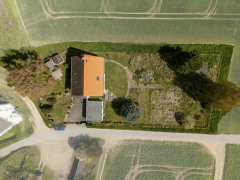 Aufnahme Drohne Draufsicht Anwesen
