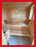 Sauna im Poolhaus
