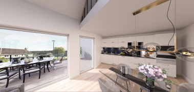 Visualisierung Wohnung 9 Küche