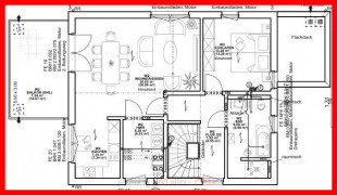 Grundriss 1. Obergeschoss / Einrichtungsvariante