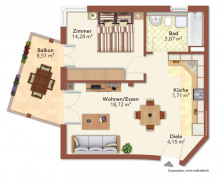 Grundriss Wohnung