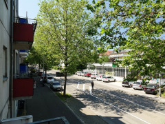 Blick vom Balkon