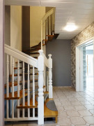 Treppe zum Dachgeschoss