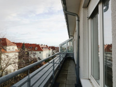Blick vom Balkon