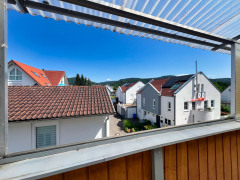 Ausblick vom Balkon