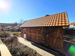 Garage aus Eichenfachwerk