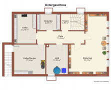 Grundriss Untergeschoss