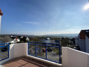 Ausblick vom Balkon