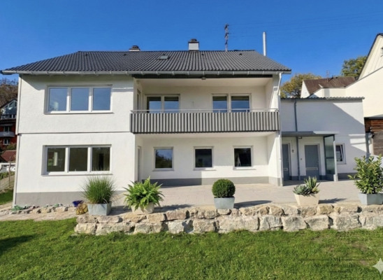 Hinteransicht des Hauses