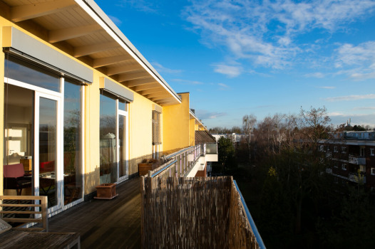 Aussicht von Dachterrasse