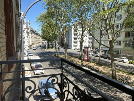 Blick vom Balkon