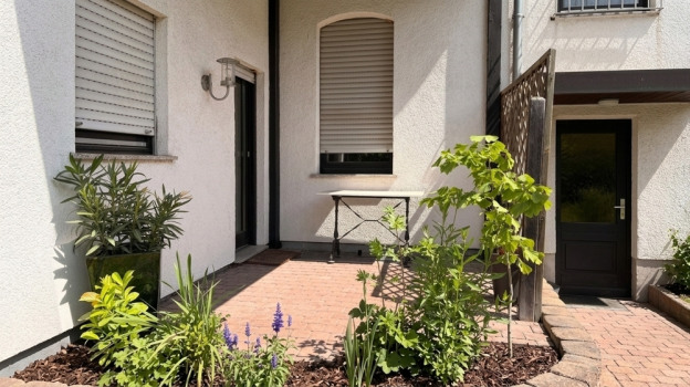 Sonnige Terrasse