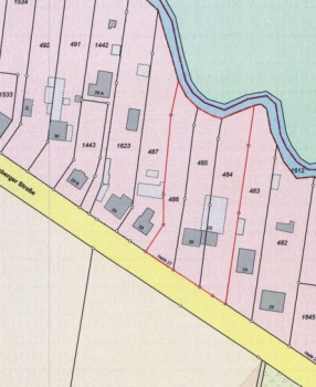 Flurkarte mit Markierung