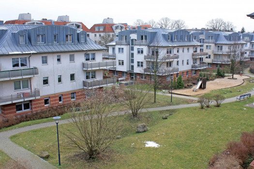 Blick über die Hofanlage