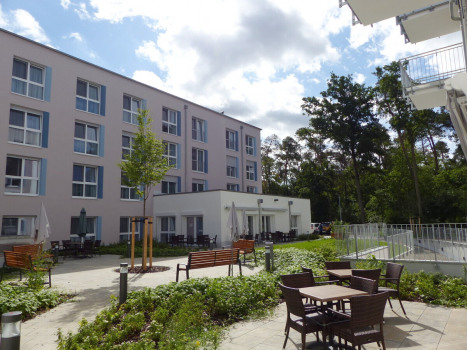 Innenhof der Wohnanlage