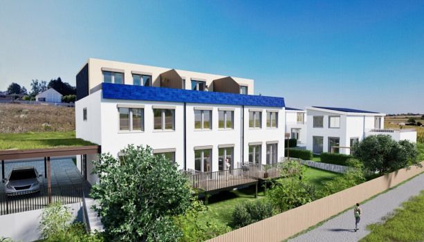 Außenansicht mit Garten