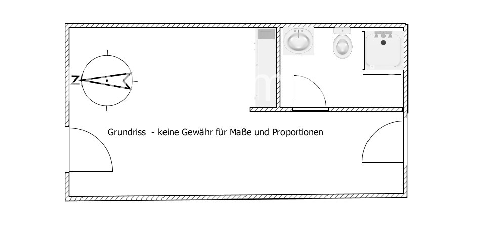 Ruhiges Studio-Apartment Nähe Innsbrucker Platz - Blick in den Innenhof - Foto 5