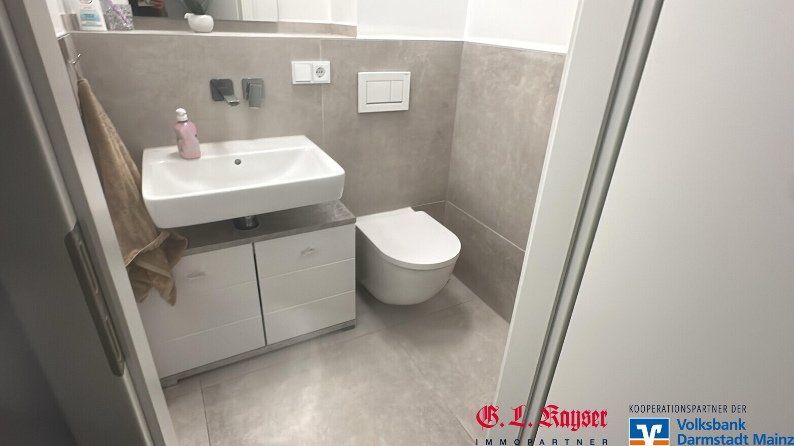 3-Zimmer-Wohnung in Mainz-Kastel: Neubau 2023, Terrasse, Gartenanteil, Einbauküche, Tiefgarage - Photo 2