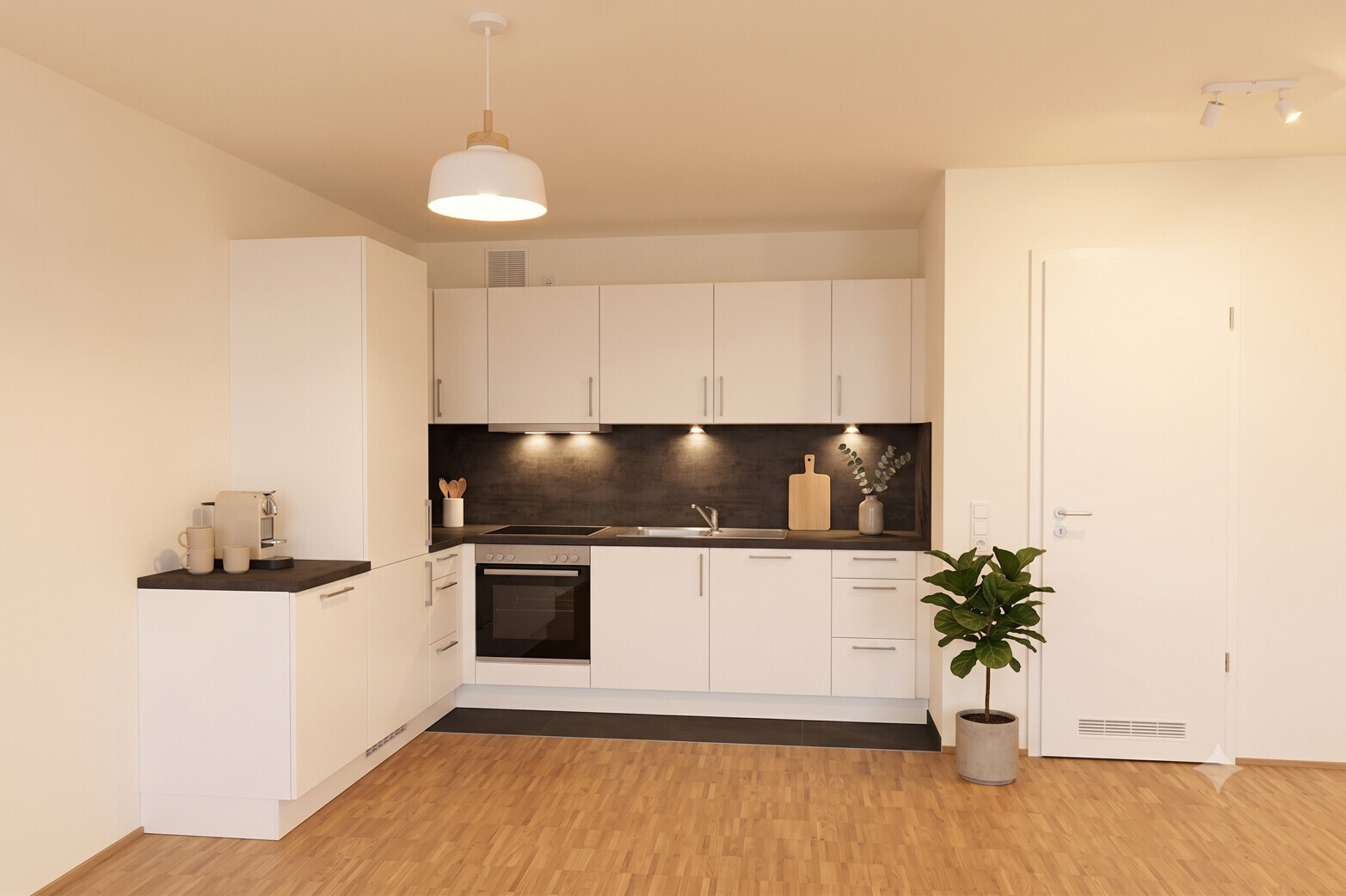 Großzügige 2-Zimmer-Wohnung mit EBK, 2 Terrassen und Stellplatz in der Neustadt - Photo 3