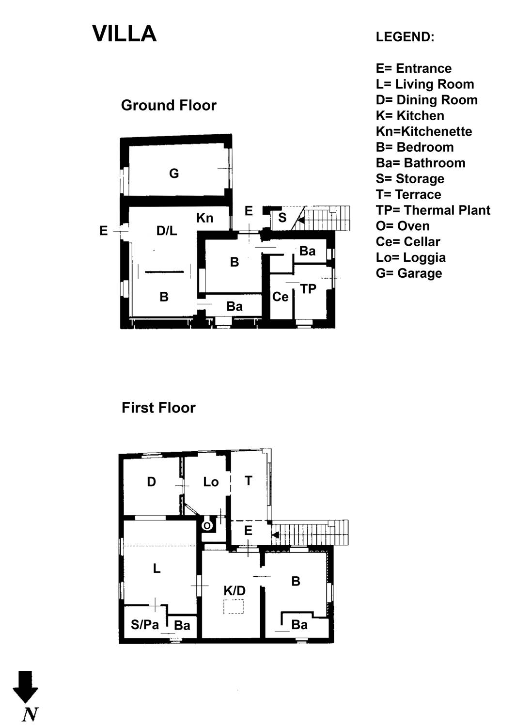 Villa Floor Plans