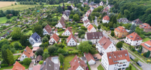 Deutsche Gemeinde von oben