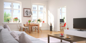 Helle Wohnung