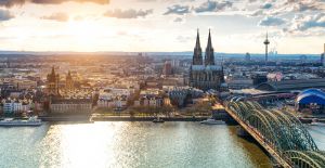 Köln Panorama mit Domblick