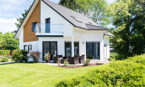 Modernes Einfamilienhaus in Deutschland