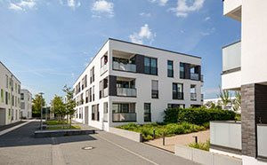 Modernes Mehrfamilienhaus